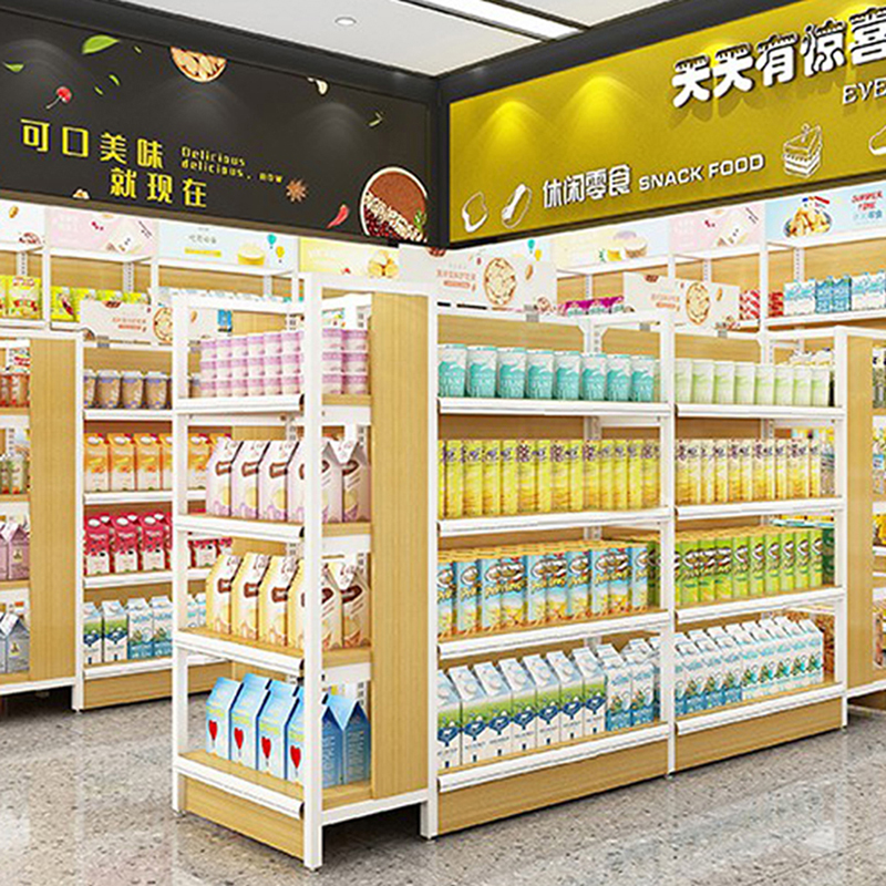 母嬰店鋼木貨架